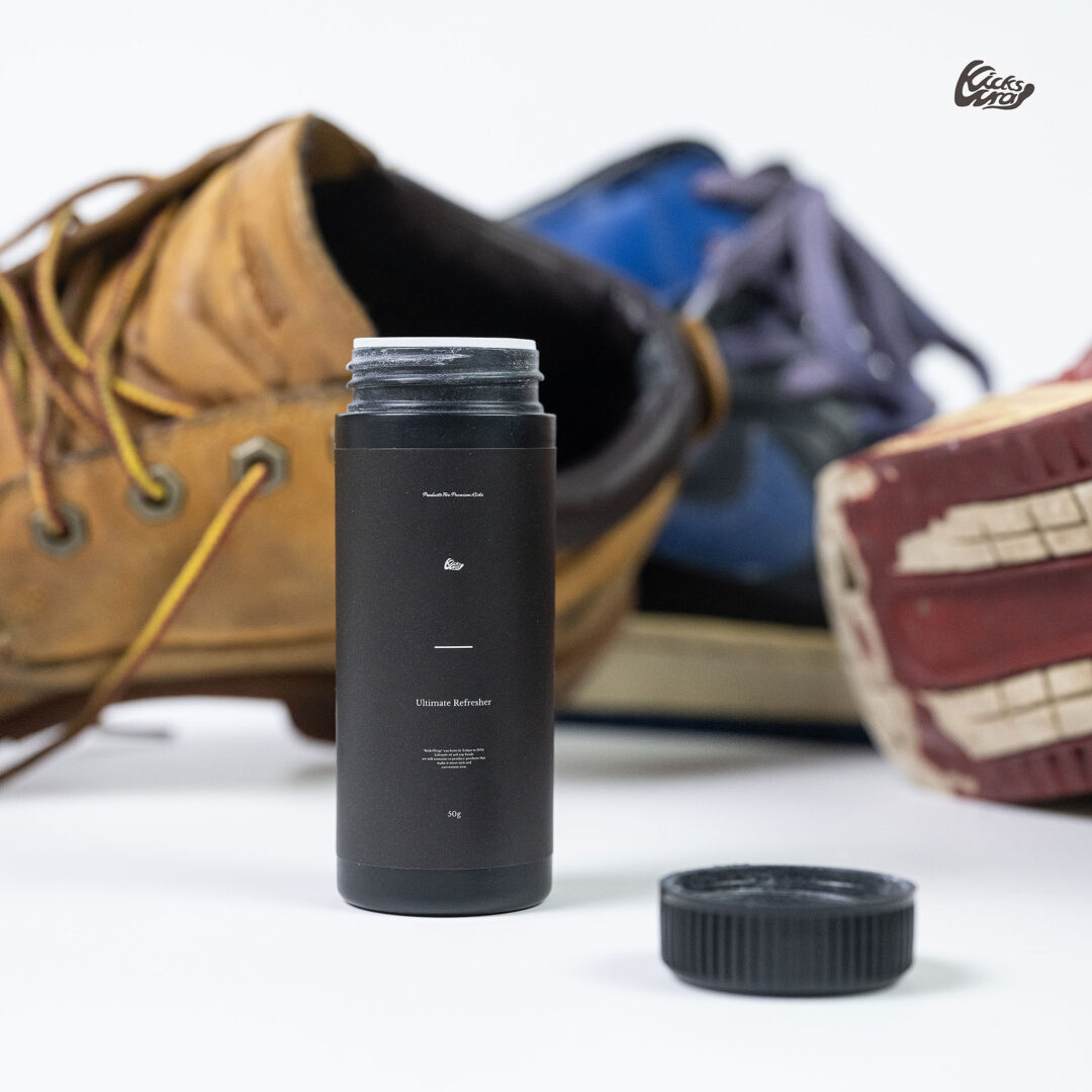 KicksWrap オリジナル強力シューズ消臭・抗菌パウダー ”Ultimate Refresher”が2026年 5/14 19:00 発売 (キックスラップ)