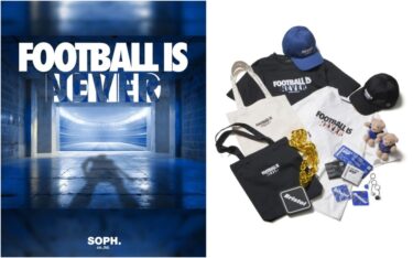 コンセプトストア「V.A.」にて“FOOTBALL IS NEVER BORING presented by SOPH. POP-UP”が2026年 5/15~6/14 開催 (ヴィエー ソフネット フットボール イズ ネバーマインド ボーリング ポップアップ)