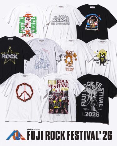 フジロック 26 × ビームス コラボTEEが 5/15 予約開始 & 6/22 発売 (FUJI ROCK FESTIVAL 2026 BEAMS)
