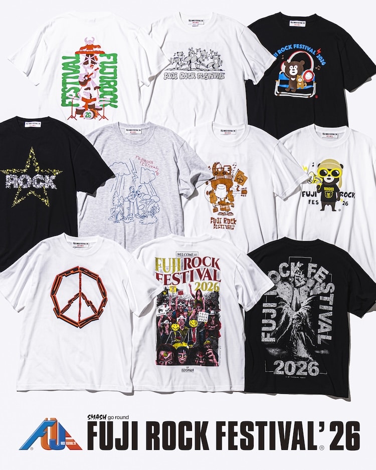 フジロック 26 × ビームス コラボTEEが 5/15 予約開始 & 6/22 発売 (FUJI ROCK FESTIVAL 2026 BEAMS)