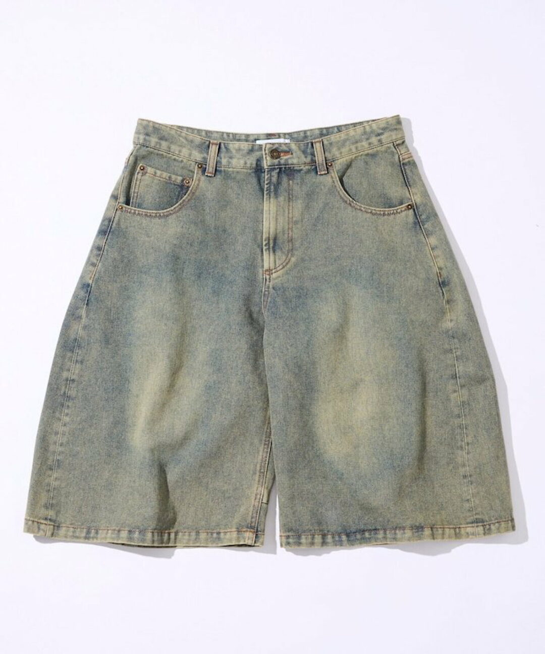 FREAK’S STORE 2026 SS “ワイドシルエット ヴィンテージ加工 クロップド カーブ デニム ショートパンツ”が発売 (フリークスストア)