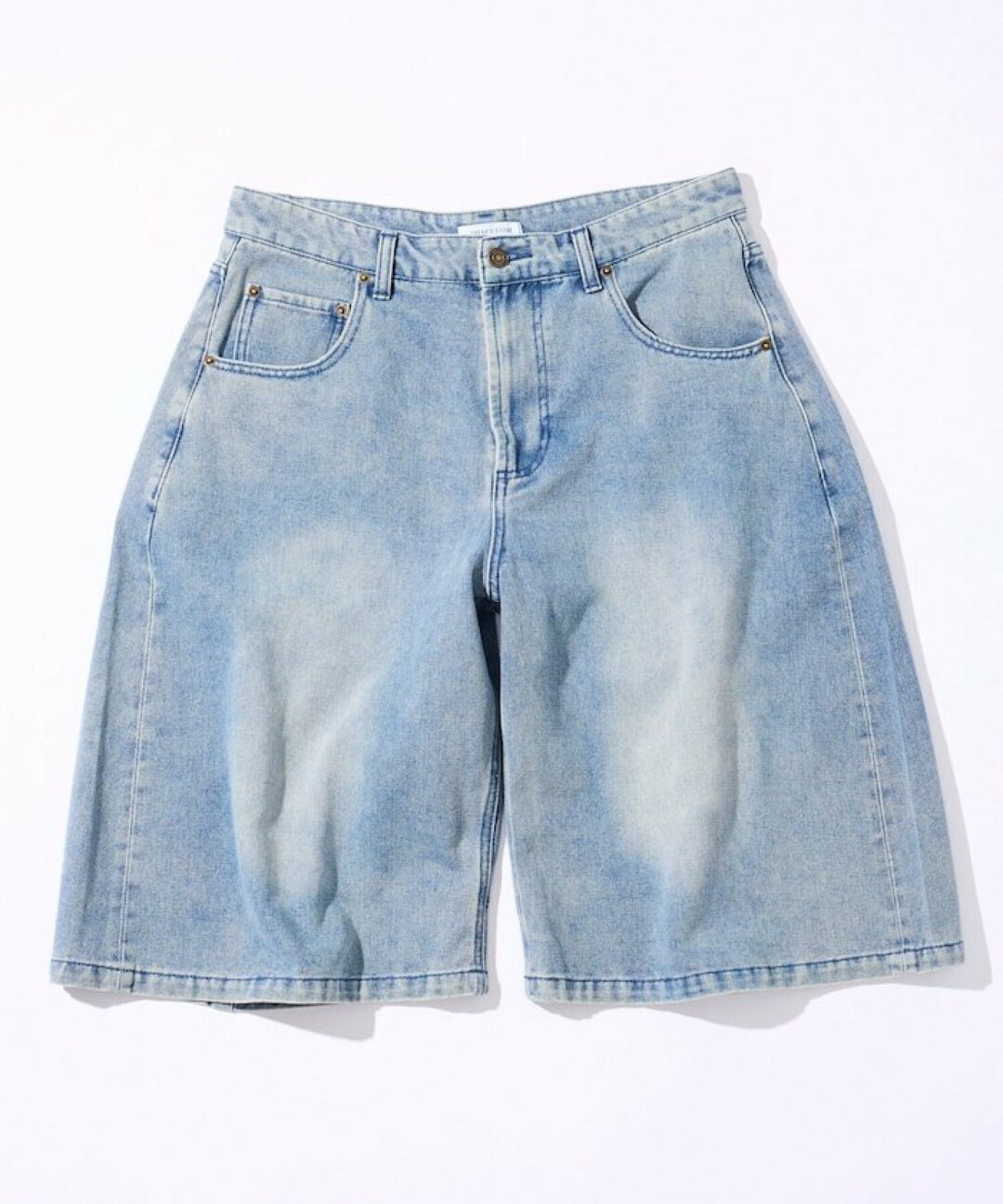 FREAK’S STORE 2026 SS “ワイドシルエット ヴィンテージ加工 クロップド カーブ デニム ショートパンツ”が発売 (フリークスストア)