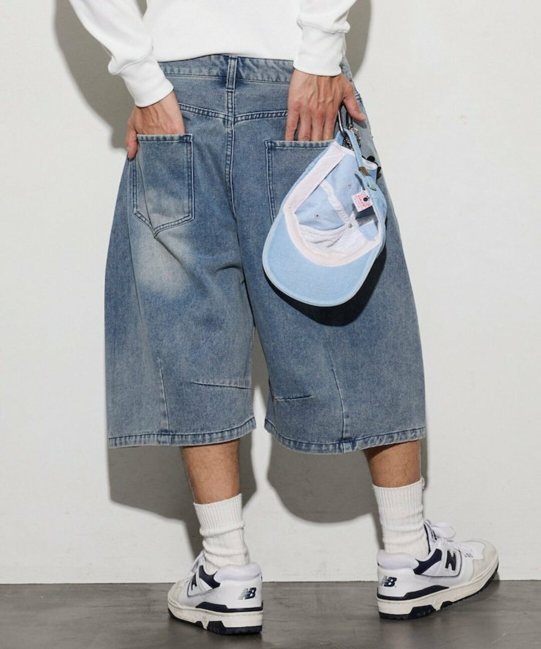 FREAK’S STORE 2026 SS “ワイドシルエット ヴィンテージ加工 クロップド カーブ デニム ショートパンツ”が発売 (フリークスストア)