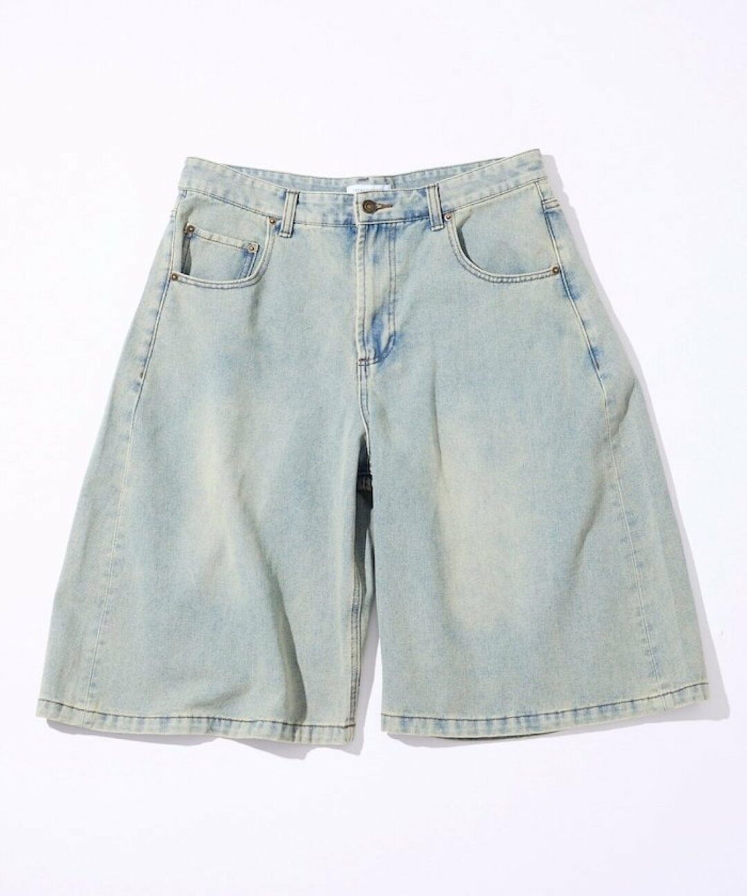 FREAK’S STORE 2026 SS “ワイドシルエット ヴィンテージ加工 クロップド カーブ デニム ショートパンツ”が発売 (フリークスストア)