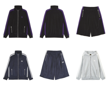 ベロア素材を使用した NEEDLES × LHP 2026 SS 別注 “TRACK JACKET & TRACK SHORTS & ZIP TRACK HOODY - C/PE VELOUR”が6月中旬 発売 (ニードルズ エルエイチピー)