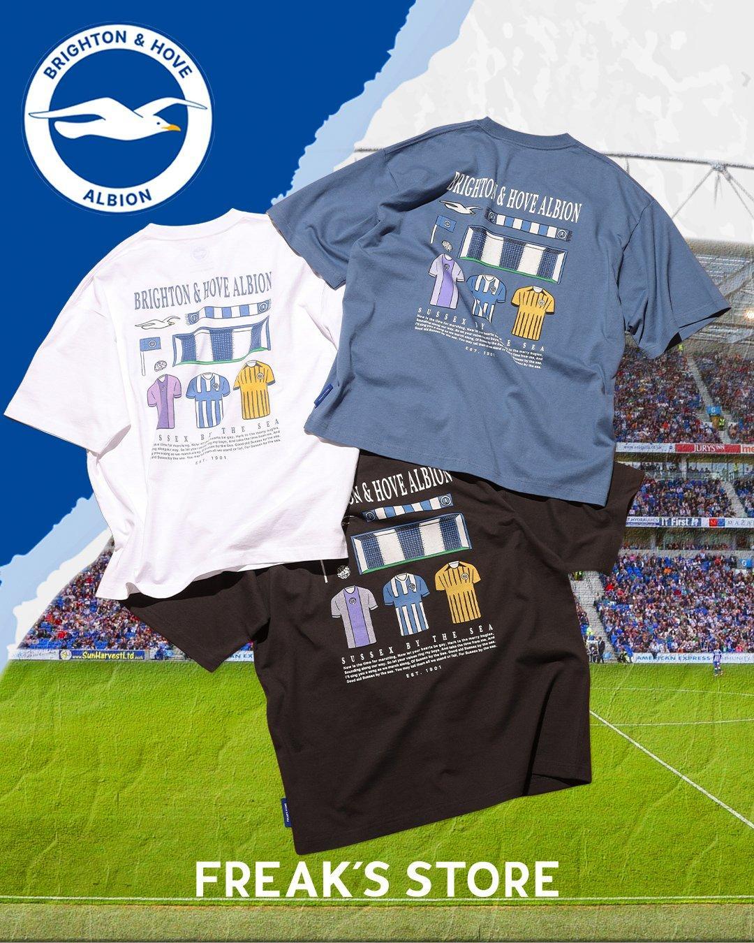 三笘薫所属「ブライトン」× フリークスストア 初コラボアイテムが5/22 12:00 発売 (Brighton & Hove Albion FC FREAK'S STORE)