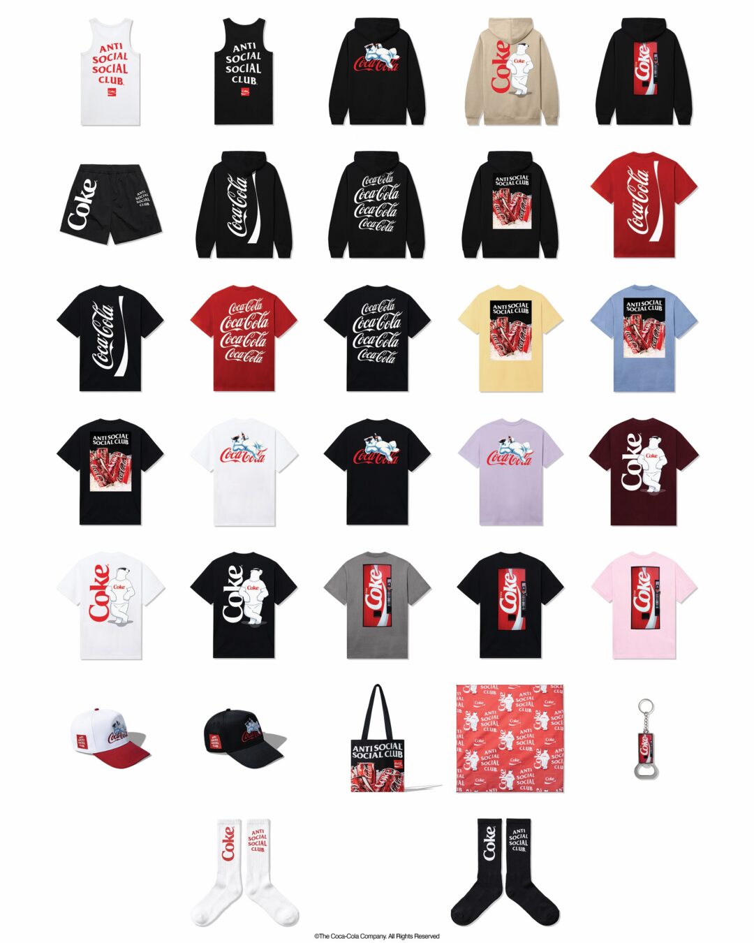 Coca-Cola × Anti Social Social Club 2026 “Summer Capsule”が5/16 & 5/17 発売 (コカコーラ ソーシャル ソーシャル クラブ)