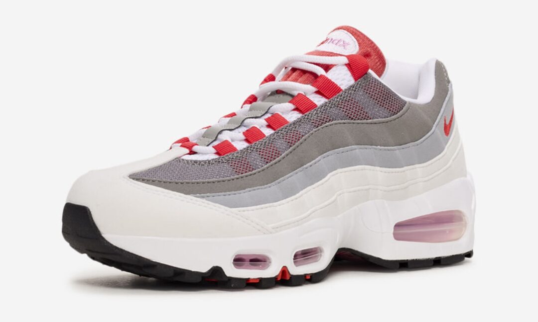 【2026年 発売】NIKE W AIR MAX 95 BIG BUBBLE “White/Light Crimson” (ナイキ エア マックス 95 ビッグバブル “ホワイト/ライトクリムゾン”) [HJ5996-101]