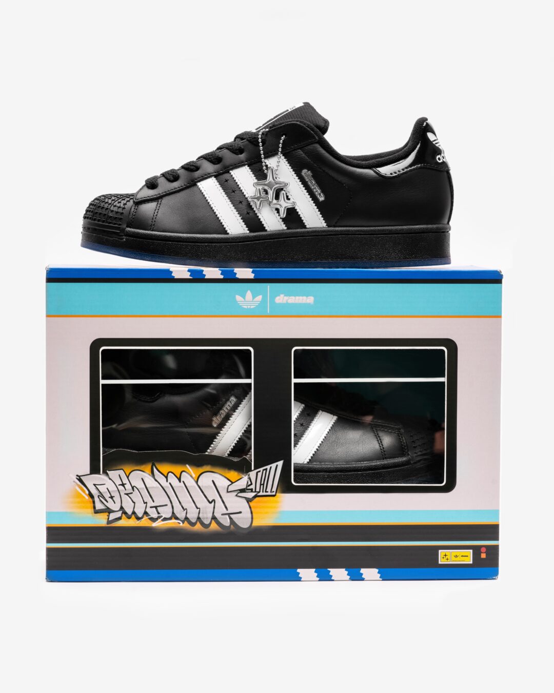 【2026年 5/30 発売予定】Drama Call × adidas Originals SUPERSTAR II “Black/White” (ドラマコール アディダス オリジナルス スーパースター 2) [JP8392]