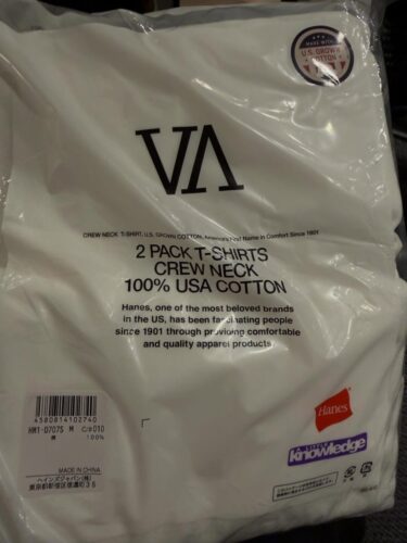 Hanes × V.A. × a Little Knowledge "2PACK T-SHIRTS CREW NECK"が発売か (ヘインズ ヴィエー ア・リトル・ノーレッジ)