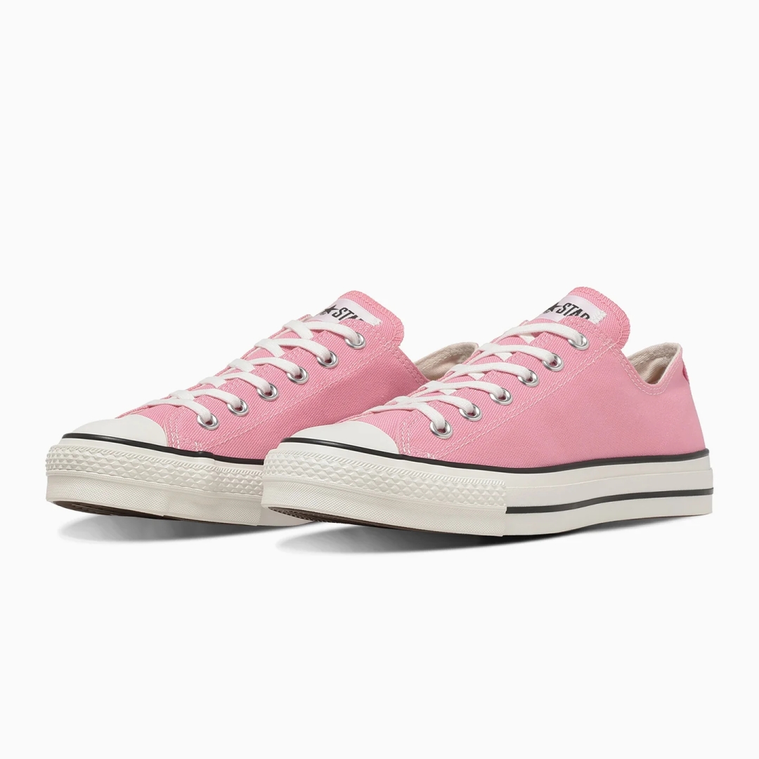 【2026年 5/15 発売】クラシックな”フォンダンピンク”のキャンバスをアッパーに採用 CONVERSE CANVAS ALL STAR J OX/HI “Fondan Pink” (コンバース キャンバス オールスター) [31318300/31318310]