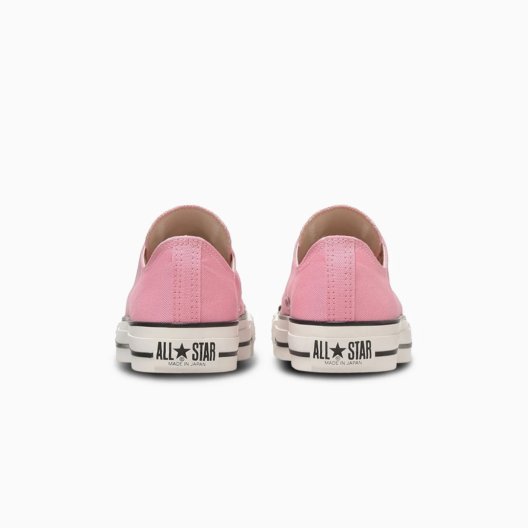 【2026年 5/15 発売】クラシックな”フォンダンピンク”のキャンバスをアッパーに採用 CONVERSE CANVAS ALL STAR J OX/HI “Fondan Pink” (コンバース キャンバス オールスター) [31318300/31318310]