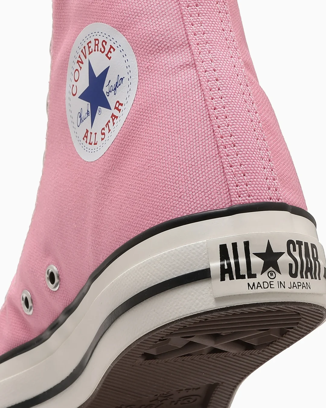【2026年 5/15 発売】クラシックな”フォンダンピンク”のキャンバスをアッパーに採用 CONVERSE CANVAS ALL STAR J OX/HI “Fondan Pink” (コンバース キャンバス オールスター) [31318300/31318310]