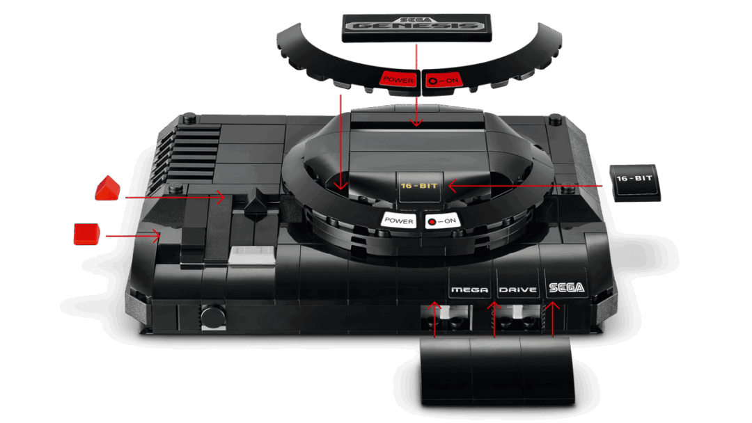 ゲーム機「SEGA Mega Drive LEGO」が2026年 6/1 発売 (レゴ セガ メガドライブ) [40926]