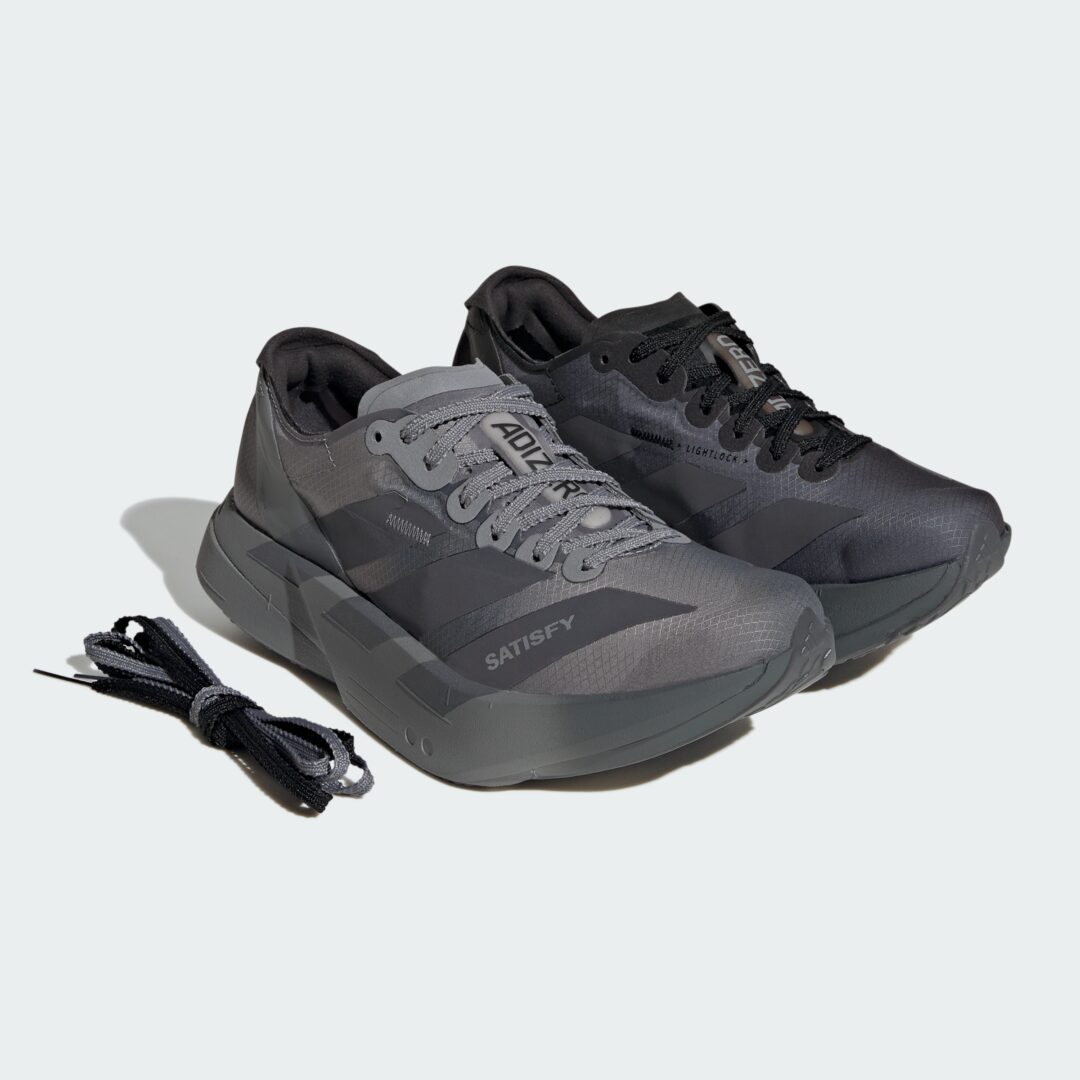 【2026年 5/25 発売】SATISFY × adidas ADIZERO ADIOS PRO 4 (アディダス サティスファイ アディゼロ アディオス プロ) [KH8439/KH8441/KH8442]