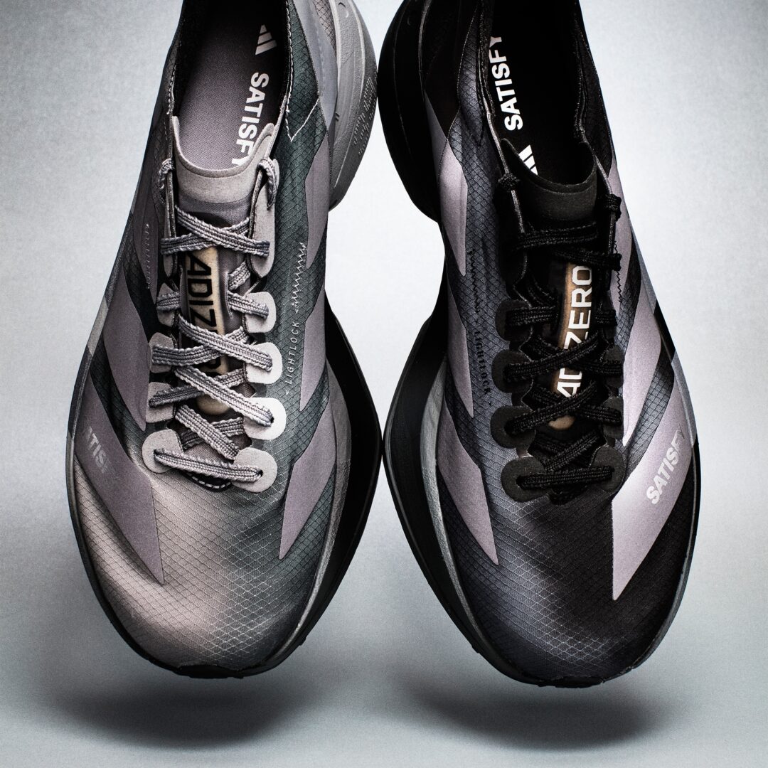 【2026年 5/25 発売】SATISFY × adidas ADIZERO ADIOS PRO 4 (アディダス サティスファイ アディゼロ アディオス プロ) [KH8439/KH8441/KH8442]