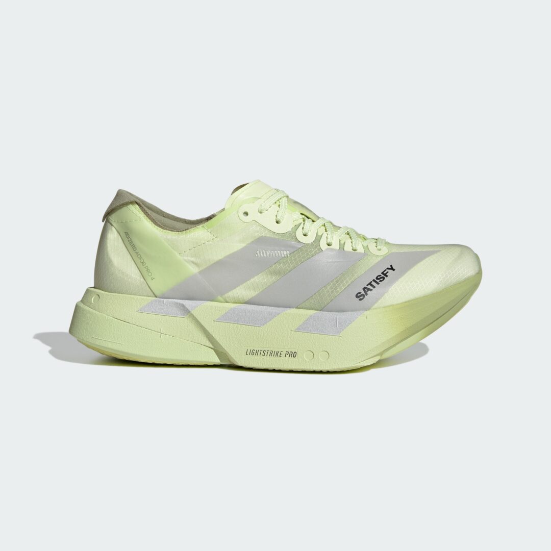 【2026年 5/25 発売】SATISFY × adidas ADIZERO ADIOS PRO 4 (アディダス サティスファイ アディゼロ アディオス プロ) [KH8439/KH8441/KH8442]