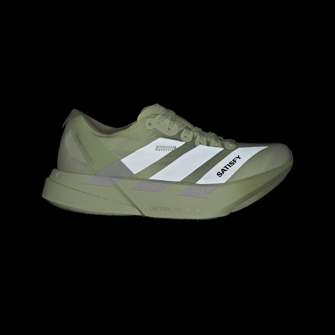 【2026年 5/25 発売】SATISFY × adidas ADIZERO ADIOS PRO 4 (アディダス サティスファイ アディゼロ アディオス プロ) [KH8439/KH8441/KH8442]