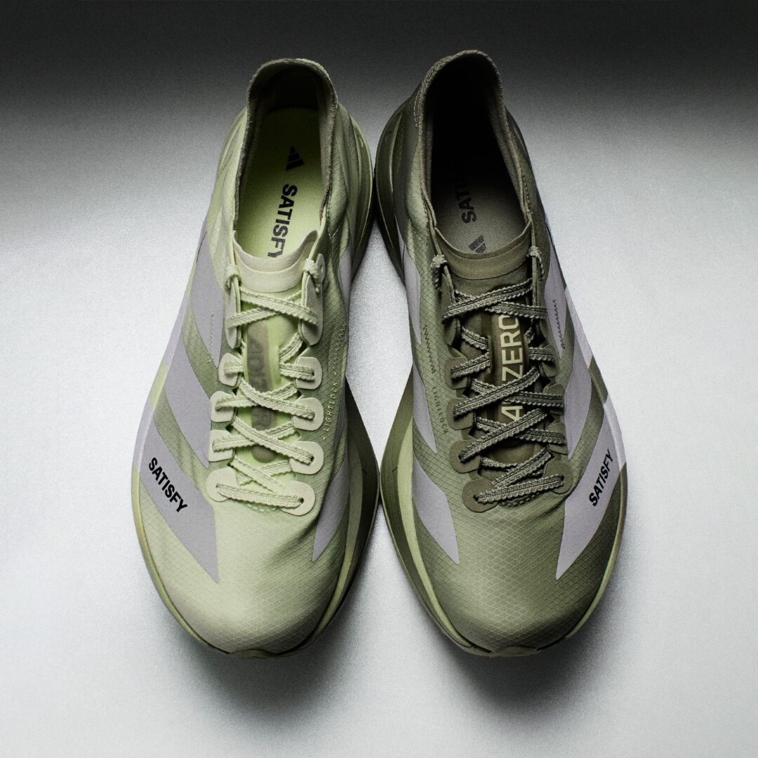 【2026年 5/25 発売】SATISFY × adidas ADIZERO ADIOS PRO 4 (アディダス サティスファイ アディゼロ アディオス プロ) [KH8439/KH8441/KH8442]