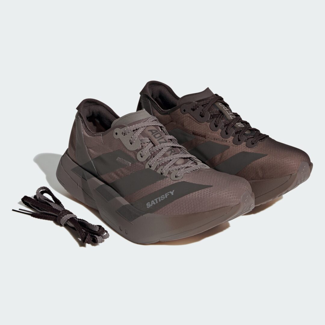 【2026年 5/25 発売】SATISFY × adidas ADIZERO ADIOS PRO 4 (アディダス サティスファイ アディゼロ アディオス プロ) [KH8439/KH8441/KH8442]