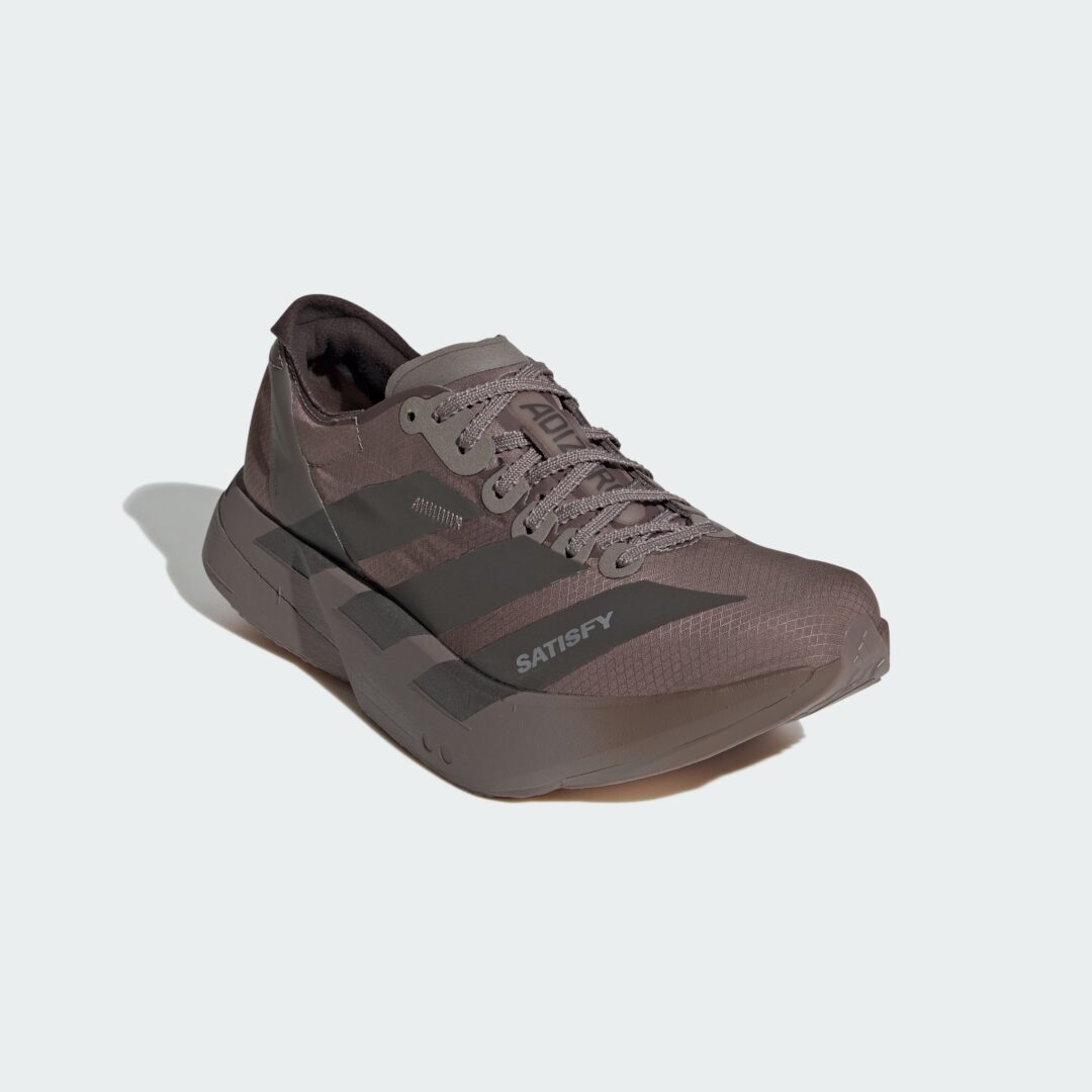 【2026年 5/25 発売】SATISFY × adidas ADIZERO ADIOS PRO 4 (アディダス サティスファイ アディゼロ アディオス プロ) [KH8439/KH8441/KH8442]