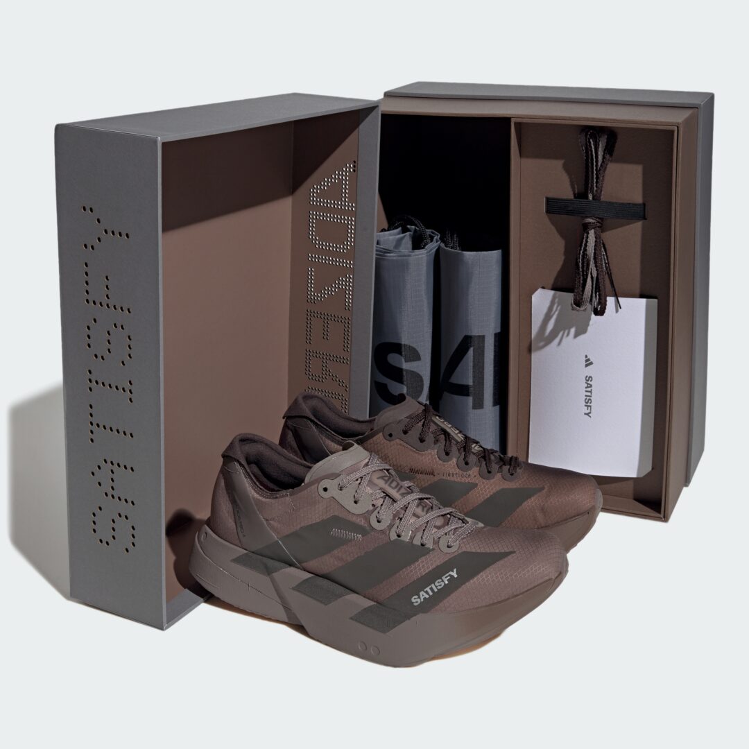 【2026年 5/25 発売】SATISFY × adidas ADIZERO ADIOS PRO 4 (アディダス サティスファイ アディゼロ アディオス プロ) [KH8439/KH8441/KH8442]
