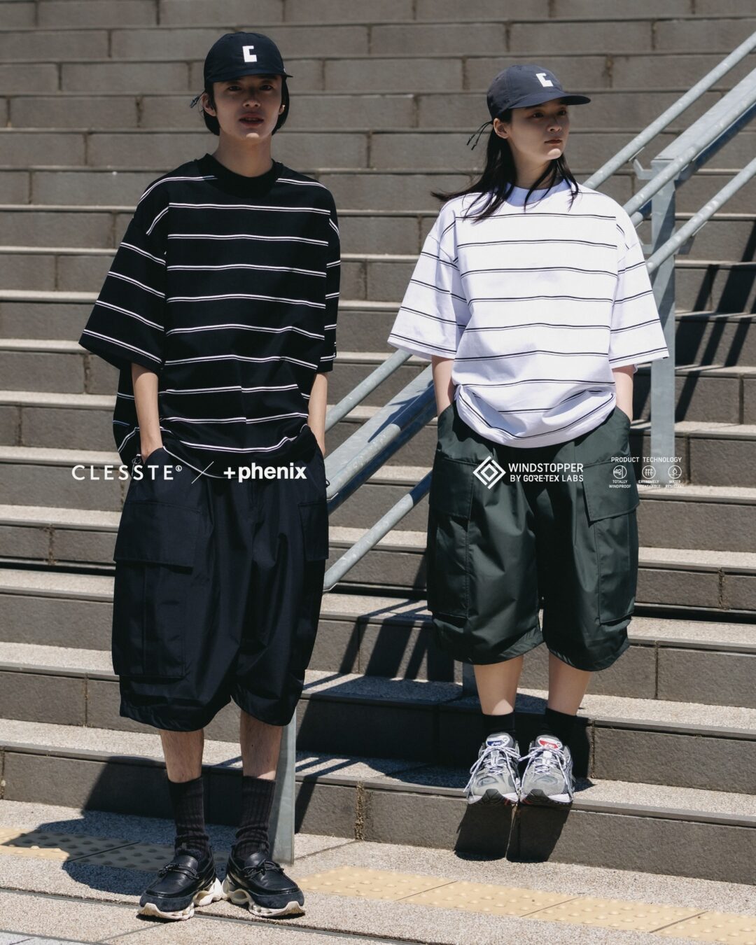 CLESSTE × Plus Phenix 2026 SS 別注 “WINDSTOPPER by GORE-TEX LABS CITY MEGA POCKET BALLOON CARGO HALF PANTS”が5/6 発売 (クレスト プラスフェニックス ゴアテックス ウィンドストッパー パンツ)