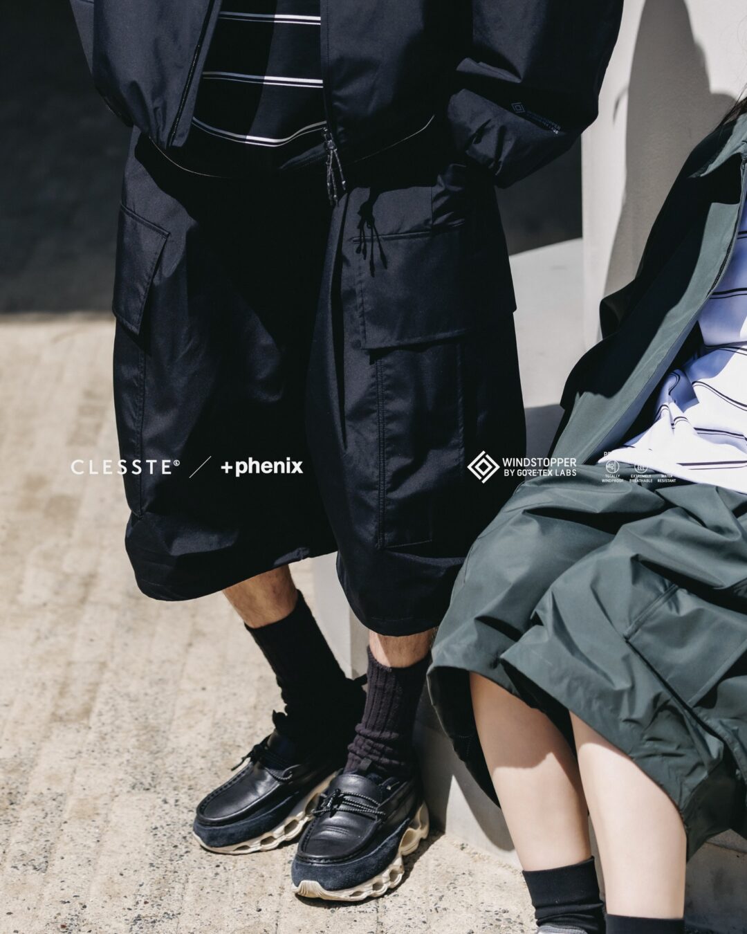 CLESSTE × Plus Phenix 2026 SS 別注 “WINDSTOPPER by GORE-TEX LABS CITY MEGA POCKET BALLOON CARGO HALF PANTS”が5/6 発売 (クレスト プラスフェニックス ゴアテックス ウィンドストッパー パンツ)