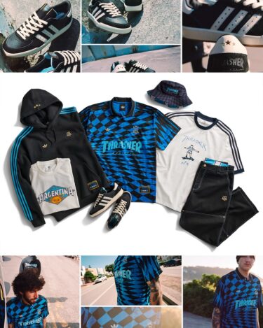 THRASHER × adidas Originals コラボコレクションが2026年 6/1 発売 (スラッシャー アディダス オリジナルス GLENBURN グレンバーン) [KH7384]