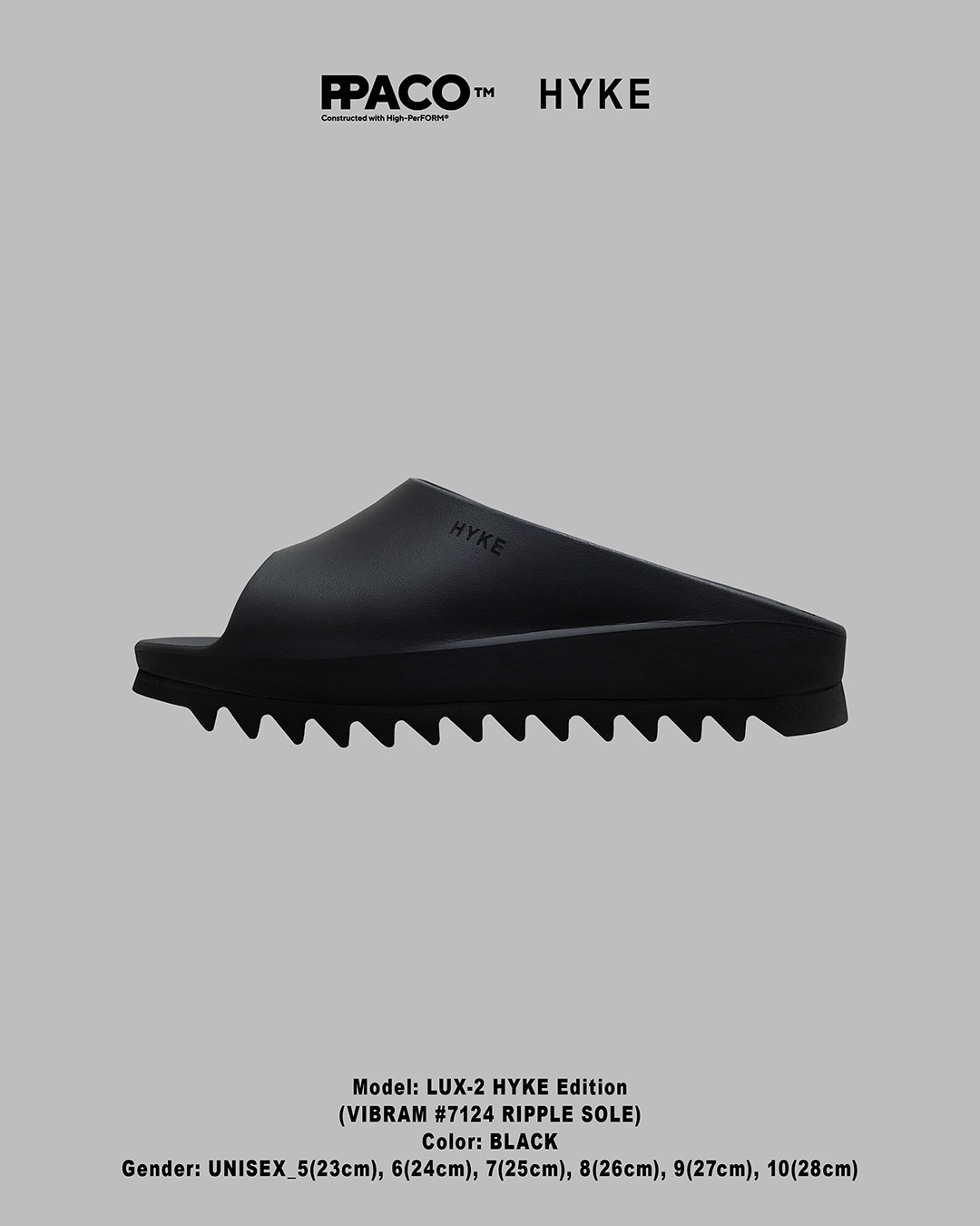 PPACO × HYKE SS 2026 COLLECTIONが2026年 5/15 発売 (パコ ハイク)