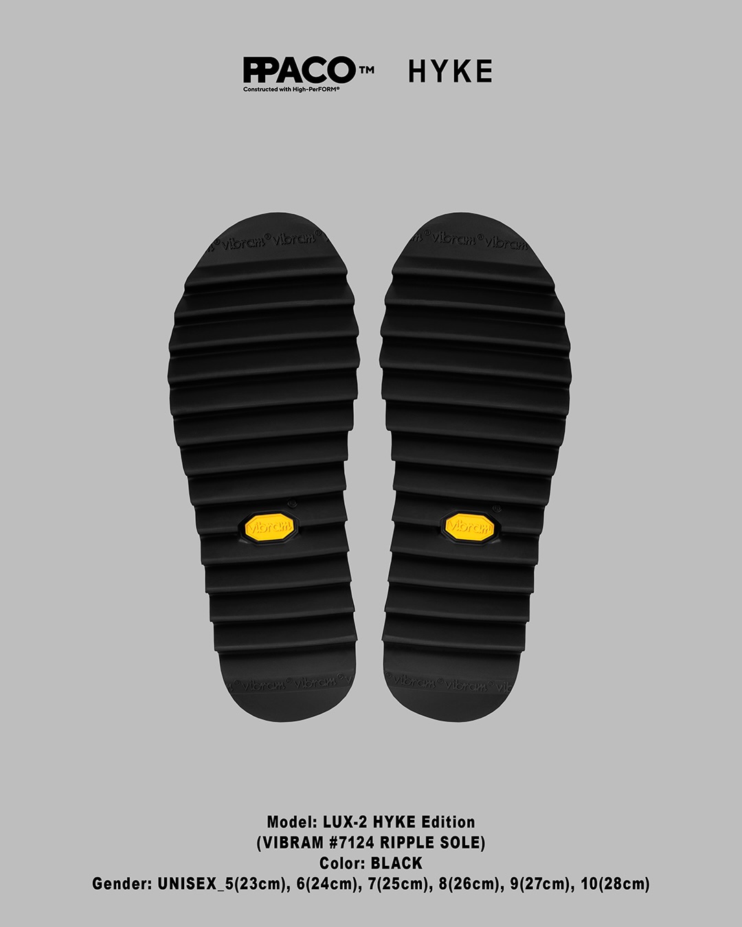 PPACO × HYKE SS 2026 COLLECTIONが2026年 5/15 発売 (パコ ハイク)