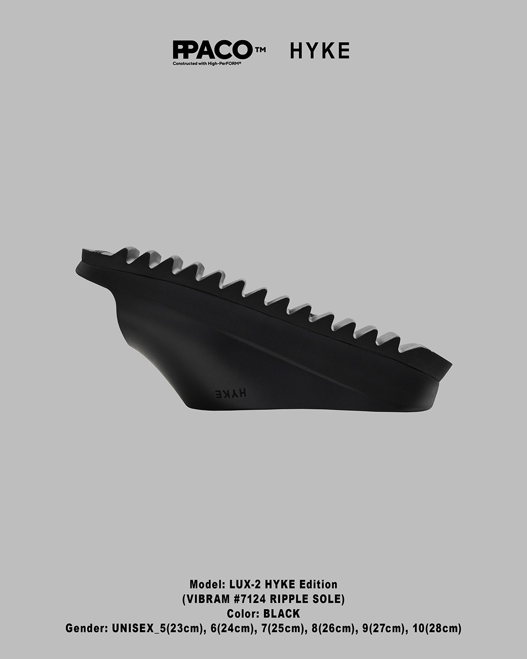 PPACO × HYKE SS 2026 COLLECTIONが2026年 5/15 発売 (パコ ハイク)