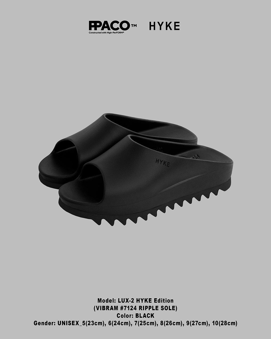 PPACO × HYKE SS 2026 COLLECTIONが2026年 5/15 発売 (パコ ハイク)