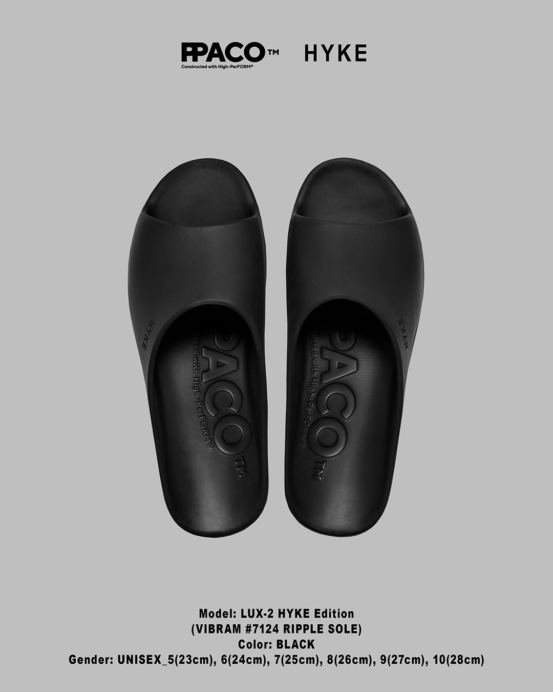 PPACO × HYKE SS 2026 COLLECTIONが2026年 5/15 発売 (パコ ハイク)