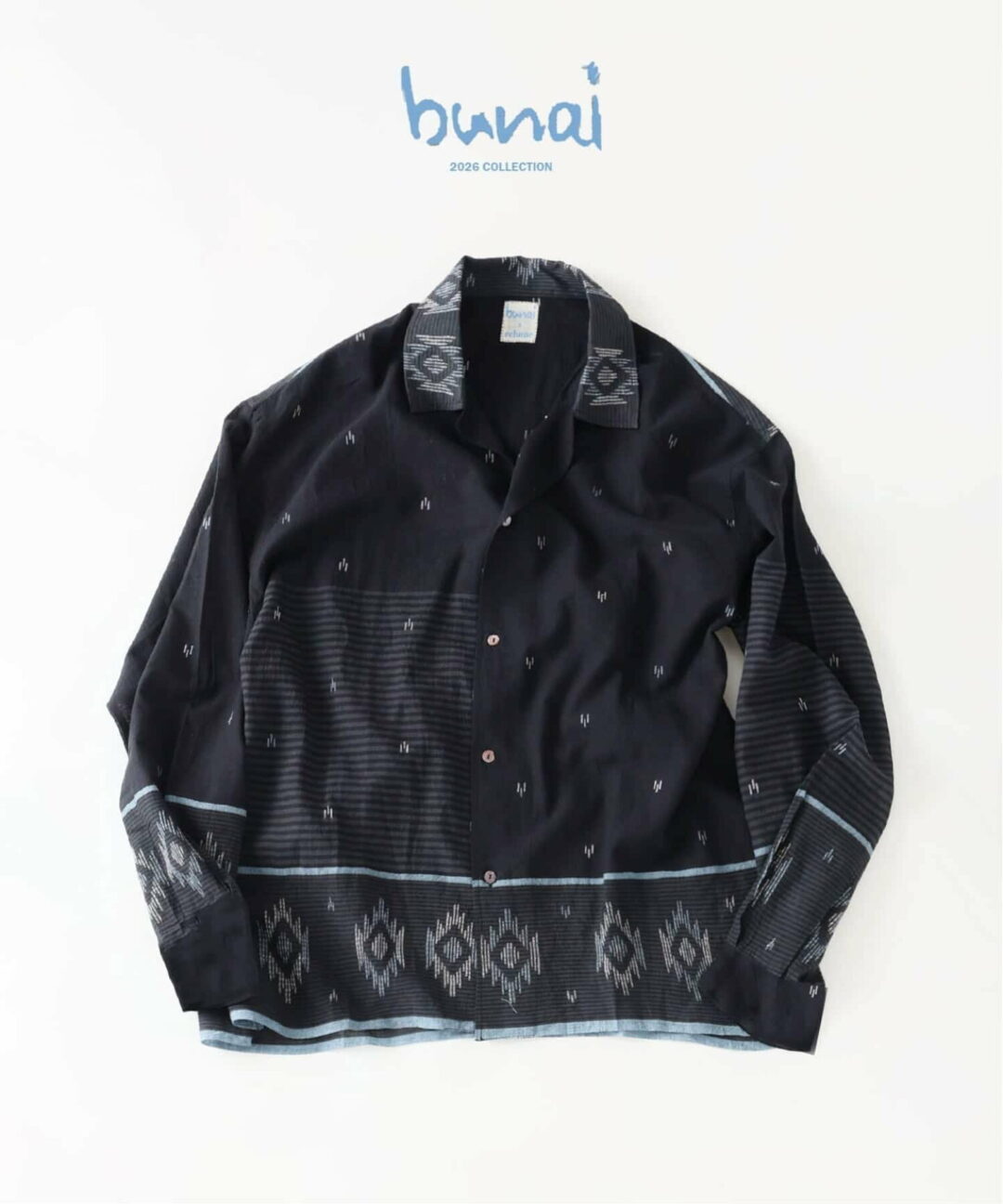 JOURNAL STANDARD relume × bunai 2026 SS 別注 “ジャムダニ織 ガーゼシャツ”が5月下旬 発売 (ブナイ ジャーナルスタンダード)