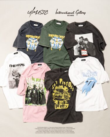 U/MUSIC × International Gallery BEAMS “LOGO LEGENDS” 2026 SSが発売 (インターナショナル ギャラリー ビームス)