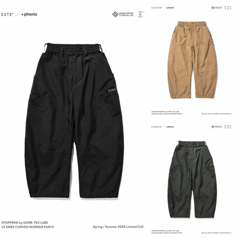 CLESSTE × Plus Phenix 2026 SS 別注 “WINDSTOPPER by GORE-TEX LABS