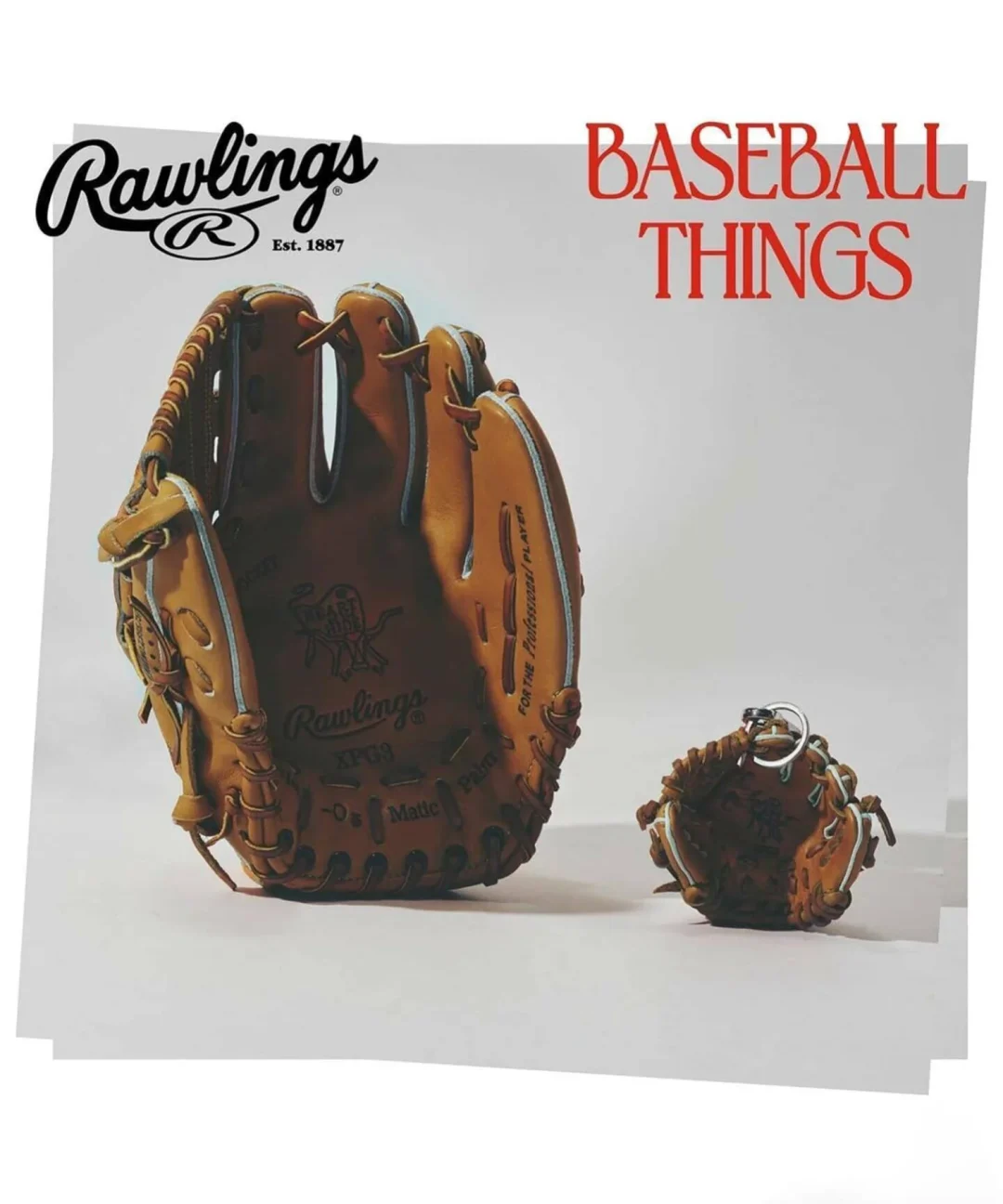 JOURNAL STANDARD relume × Rawlings 2026 SS 別注 ”RFXR10 & XPG3” キーホルダーが6月下旬 発売 (ジャーナルスタンダード ローリングス)