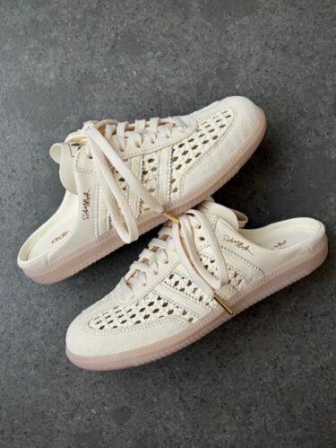 【2026年 発売】adidas Originals SAMBA MULE WOVEN "Crew White" (アディダス オリジナルス サンバ ミュール "クルーホワイト") [KH7719]