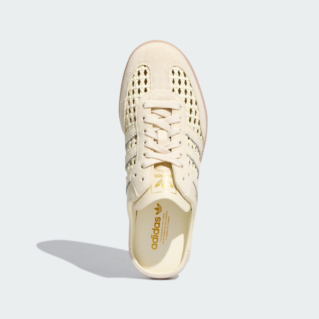 【2026年 発売】adidas Originals SAMBA MULE WOVEN “Crew White” (アディダス オリジナルス サンバ ミュール “クルーホワイト”) [KH7719]