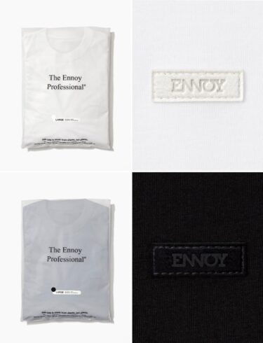 【2026年 5/31 発売】ENNOY 2026 SS “S/S 2 PACK T-SHIRT COTTON 50% POLYESTER 50%” (エンノイ)