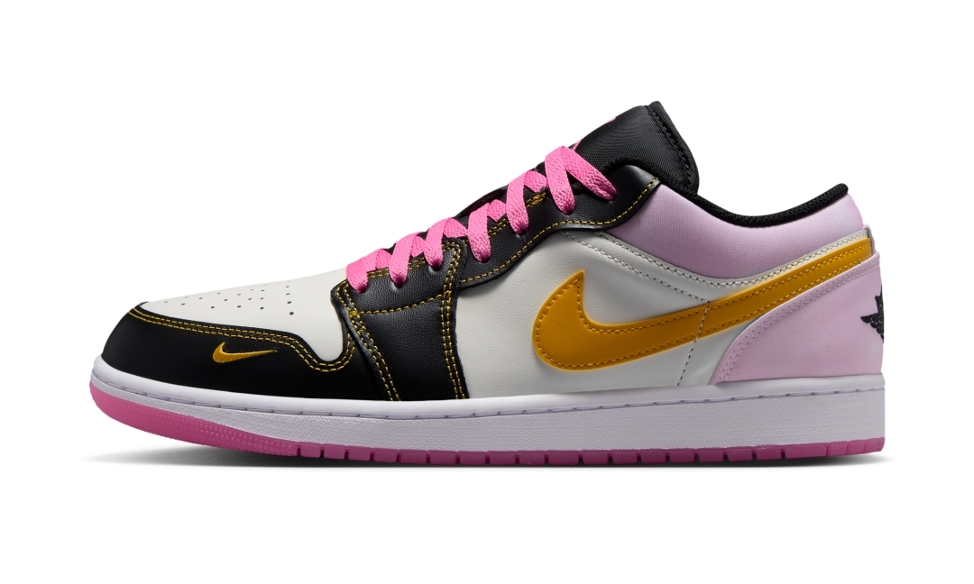 【2026年 発売予定】NIKE AIR JORDAN 1 LOW SE “Black/Pinksicle/University Gold” (ナイキ エア ジョーダン ロー “ブラック/ピンク/ゴールド”) [IV2442-010]