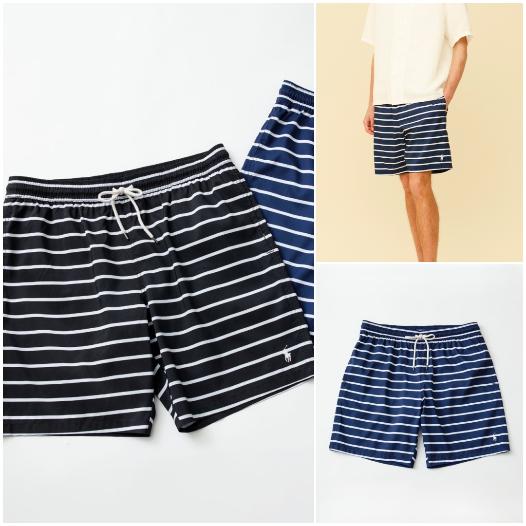 POLO RALPH LAUREN for Ron Herman “Stripe Swim Shorts”が2026年 5/23 発売 (ポロ ラルフローレン ロンハーマン “ストライプ スイム ショーツ”)
