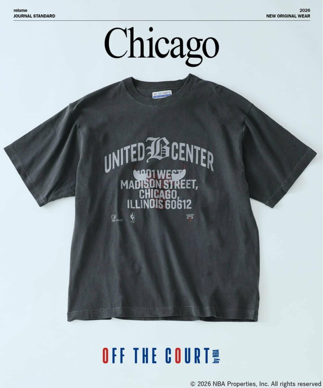 JOURNAL STANDARD relume × Off The Court by NBA 2026 SS 別注 “プリントTシャツ”が発売 (ジャーナルスタンダード エヌビーエー オフ・ザ・コート バイ)