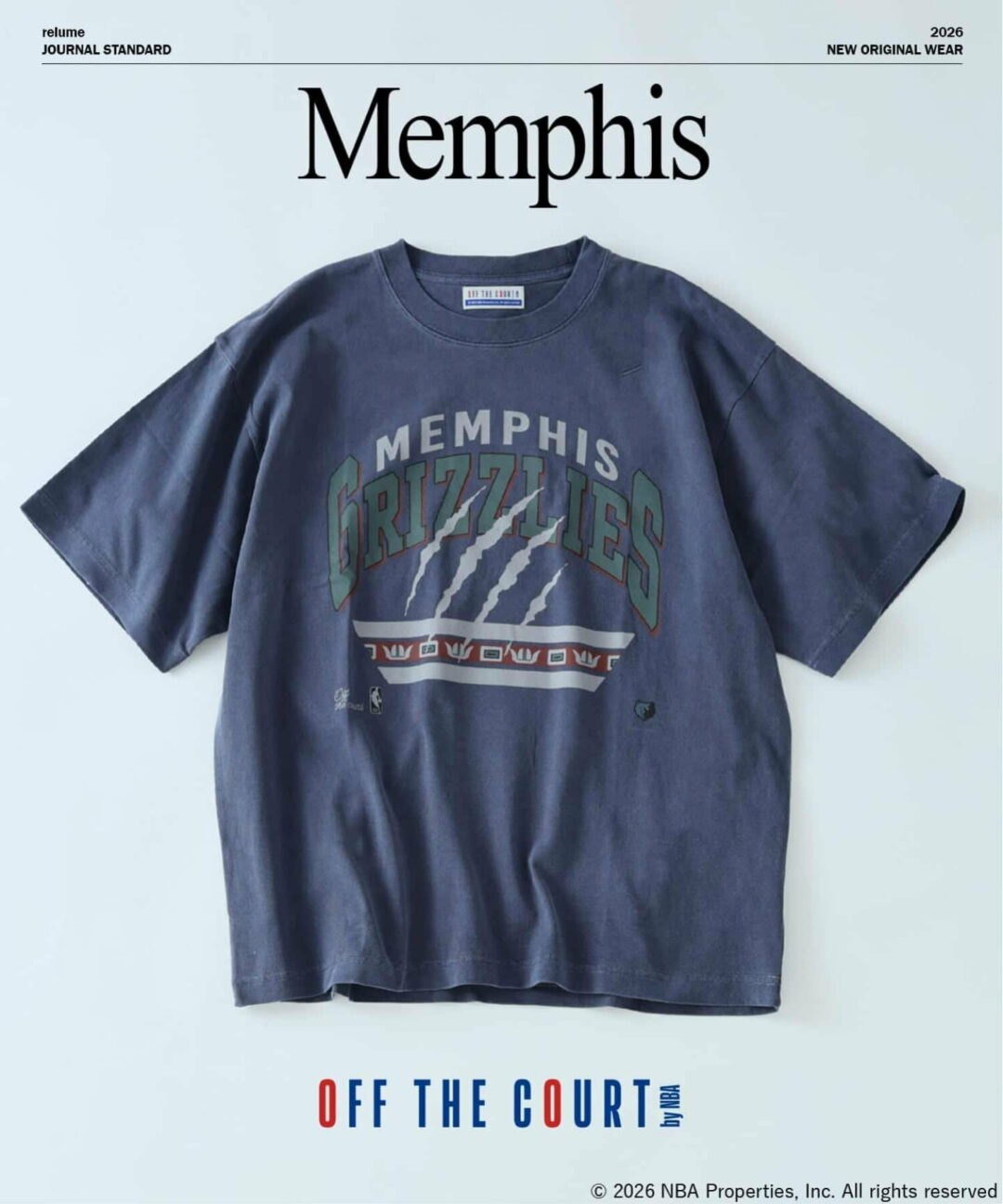 JOURNAL STANDARD relume × Off The Court by NBA 2026 SS 別注 “プリントTシャツ”が発売 (ジャーナルスタンダード エヌビーエー オフ・ザ・コート バイ)