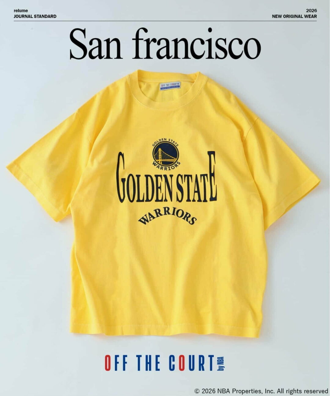 JOURNAL STANDARD relume × Off The Court by NBA 2026 SS 別注 “プリントTシャツ”が発売 (ジャーナルスタンダード エヌビーエー オフ・ザ・コート バイ)