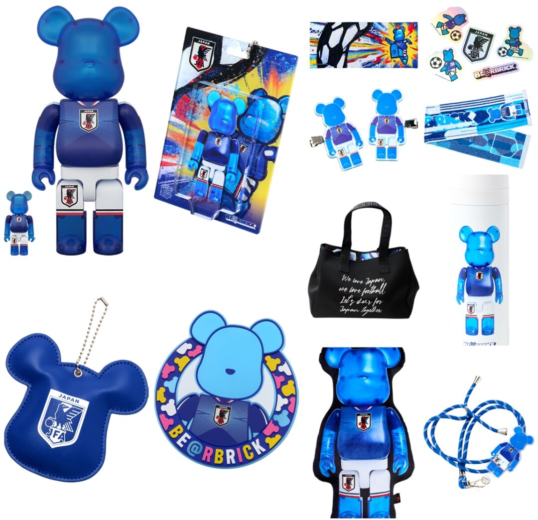 BE@RBRICK × サッカー日本代表 オフィシャルライセンス商品が2026年 6/5 発売 (ベアブリック)