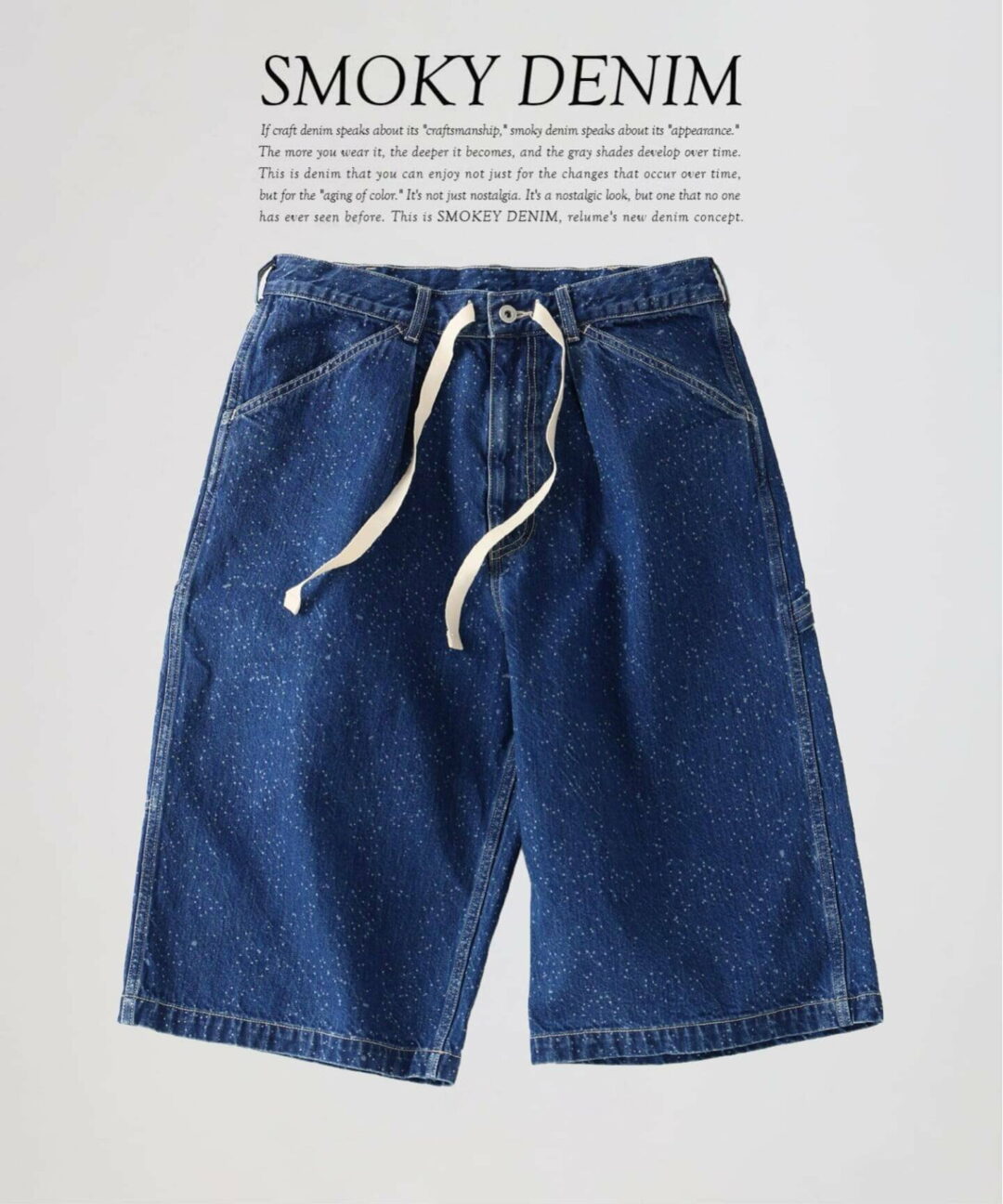 JOURNAL STANDARD relume 2026 SS スモーキーデニム “11oz フェード ショーツ”が6月中旬 発売 (ジャーナルスタンダード)