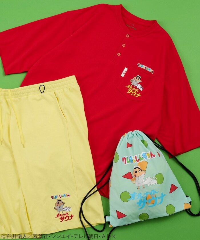 クレヨンしんちゃん × SAUVENIR × FREAK’S STORE 別注 オールナイトサウナ コラボアイテムが2026年 5/15 12:00 発売 (サウベニア フリークスストア)