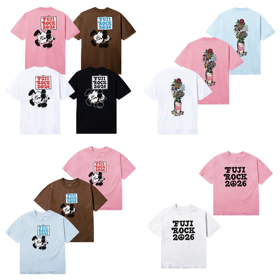 FUJI ROCK FESTIVAL 2026 × VERDY & Wasted Youth Teeが5/24 23:59 まで予約受付 (フジロック・フェスティバル ヴェルディ ウェイステッド ユース)
